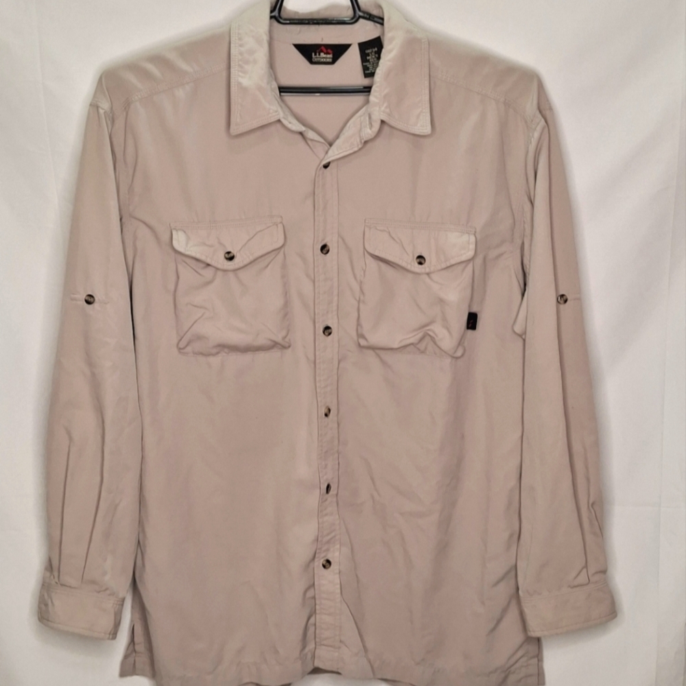 L.L. Bean Outdoors LS Button Front  Large